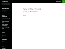 Tablet Screenshot of das-kloster.eu